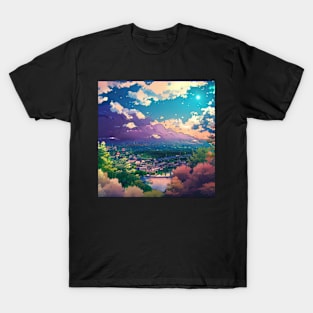 Anime Style Landscape T-Shirt